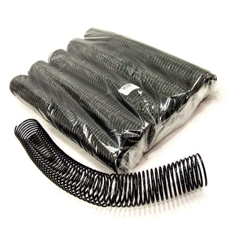 Espiral Plástico Preto 50 mm OfficePlast p/600 Folhas Pct c/12 un Menor preço em Espiral Plástico Preto 50 mm OfficePlast p/600 Folhas Pct c/12 un