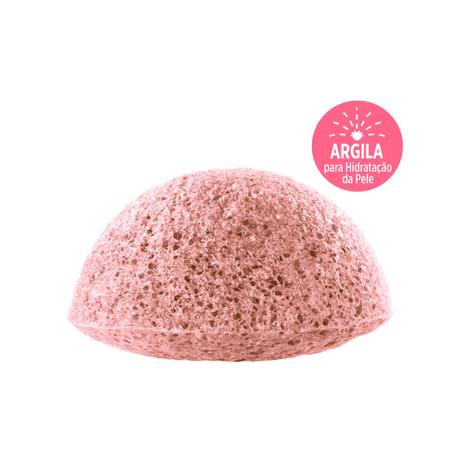 Esponja de Limpeza Facial Kiss Konjac Argila Menor preço em Esponja de Limpeza Facial Kiss Konjac Argila