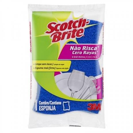 Esponja Scotch Brite Não Risca Azul (Emb. contém 10 Pacotes de 1un. cada) - 3M é boa?