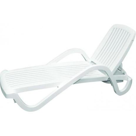 Menor preço em Espreguiçadeira branca - COPACABANA - Tramontina