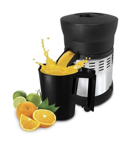 Espremedor de Frutas Extrasuk Pic Preto Bivolt Com Tampa, bico e Copo de Plástico. - Lorensid Menor preço em Espremedor de Frutas Extrasuk Pic Preto Bivolt Com Tampa, bico e Copo de Plástico. - Lorensid