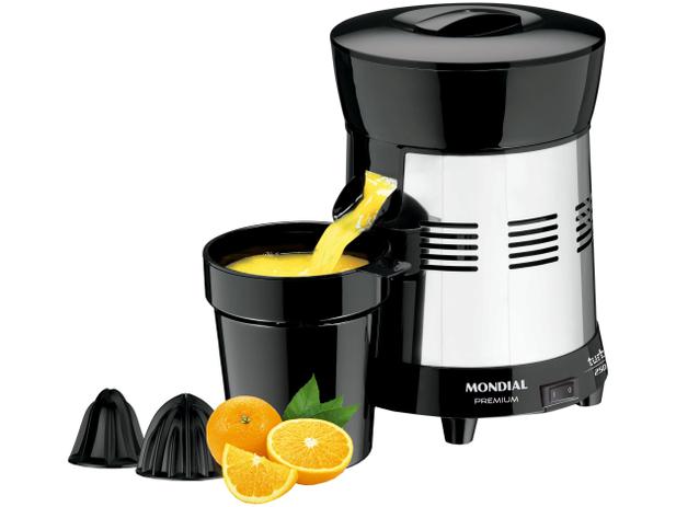 Espremedor de Frutas Mondial Cozinha E-10 Elétrico Inox 250W Capacidade 1L