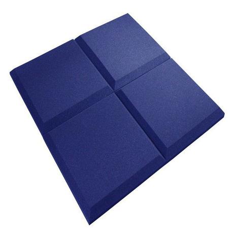 Espuma Acústica. Kit C/10 50x50x2cm Cor azul 2,5 M² - EAS Menor preço em Espuma Acústica. Kit C/10 50x50x2cm Cor azul 2,5 M² - EAS