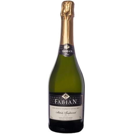 Espumante Fabian tradicional Branco Brut 750mL Menor preço em Espumante Fabian tradicional Branco Brut 750mL