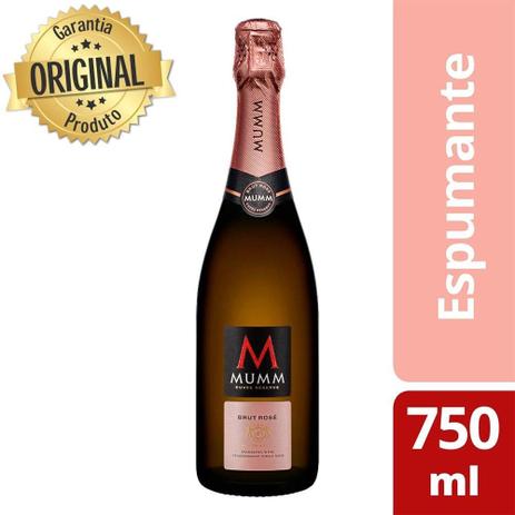 Espumante Mumm Cuvée Brut Rosé 750ml Menor preço em Espumante Mumm Cuvée Brut Rosé 750ml
