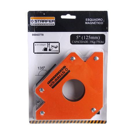 Esquadro Magnético 35kg Starfer 5 Pol. (125mm) Starfer é boa?