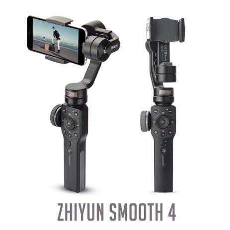 Estabilizador eletrônico de smartphone Zhiyun Smooth 4 - Black Menor preço em Estabilizador eletrônico de smartphone Zhiyun Smooth 4 - Black