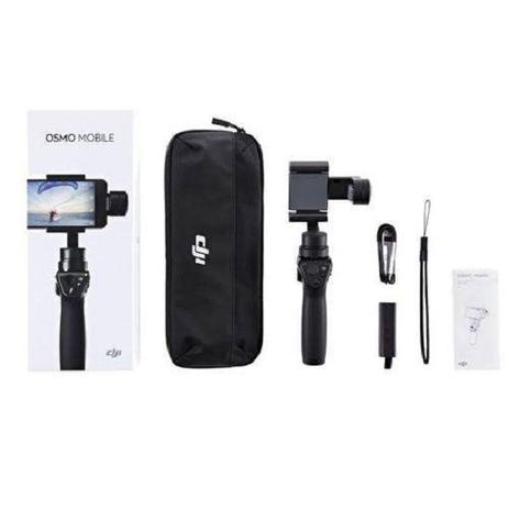 Estabilizador gimbal dji osmo mobile celular preto - 190021279315 Menor preço em Estabilizador gimbal dji osmo mobile celular preto - 190021279315
