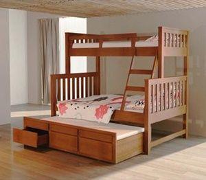 Estação De Dormir Com Cama de Casal e Cama Auxiliar em Madeira Maciça 139 Castanho R Móveis Saraiva - Moveis saraiva é boa?