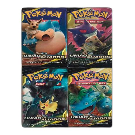 Estampas Ilustradas Pokémon União de Aliados c/24 Cartas - Copag Menor preço em Estampas Ilustradas Pokémon União de Aliados c/24 Cartas - Copag