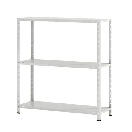 Estante Aço Multiuso 90x80x28cm 3 Prateleiras até 20kg p/ Bandeja EAF007 - Elite Aço Menor preço em Estante Aço Multiuso 90x80x28cm 3 Prateleiras até 20kg p/ Bandeja EAF007 - Elite Aço
