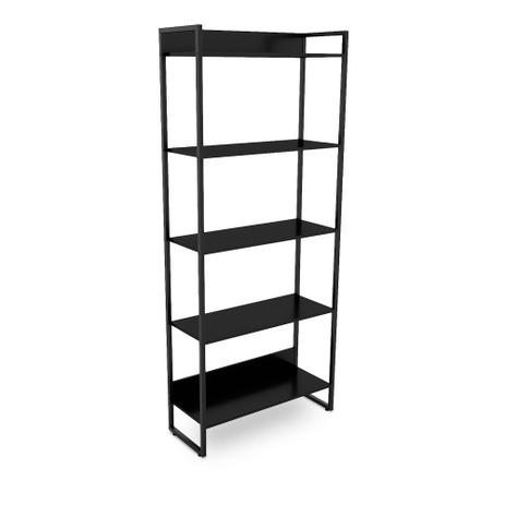 Estante Alta 5 Prateleiras Martinucci Iron IREA0818PPP Home Office Preto Menor preço em Estante Alta 5 Prateleiras Martinucci Iron IREA0818PPP Home Office Preto