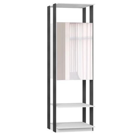 Estante Closet 1007 com 2 Portas 5 Prateleiras Branco/Espresso - Be mobiliário Menor preço em Estante Closet 1007 com 2 Portas 5 Prateleiras Branco/Espresso - Be mobiliário
