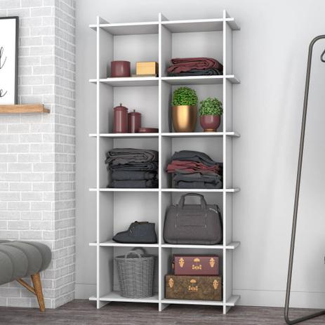 Estante Closet Encaixe com 10 Nichos BRV - Branco é boa?