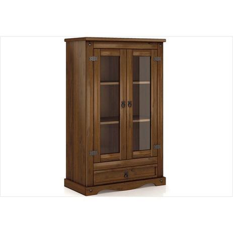 Estante Cristaleira Imperial 9061 com 03 Prateleiras Imbuia - MPO Menor preço em Estante Cristaleira Imperial 9061 com 03 Prateleiras Imbuia - MPO