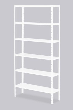Estante de Aço Branca Bariloche 6 Bandeja - 198x93x30cm 310 - Fabone moveis é boa?
