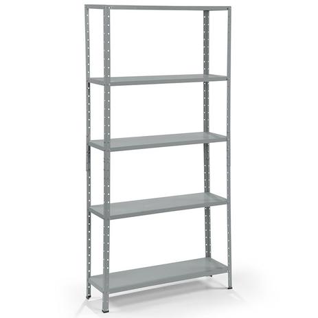 Estante de Aço Cinza 198x93x40cm Bariloche 5 Bandeja - Fabone Menor preço em Estante de Aço Cinza 198x93x40cm Bariloche 5 Bandeja - Fabone