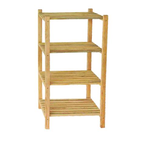 Menor preço em Estante de Madeira 4 Prateleiras em Madeira Para Decoração - Escada segurança