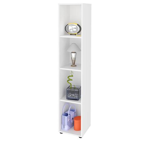 Estante Decorativa Clean 3 Prateleiras Branca Artany Menor preço em Estante Decorativa Clean 3 Prateleiras Branca Artany