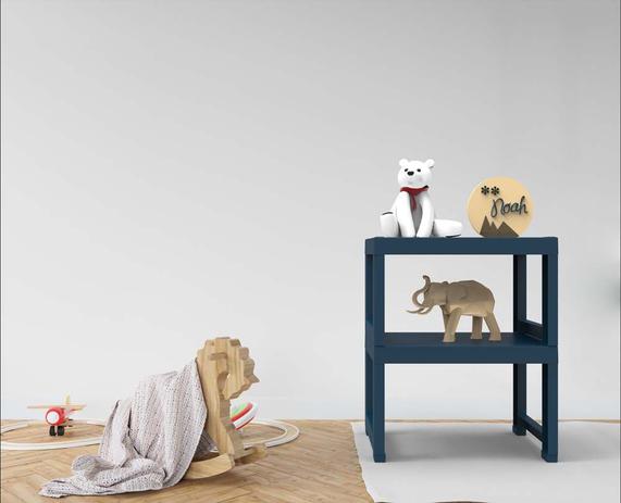 Estante Demi Quadra com 2 Prateleiras Azul Navy - Organize é boa?