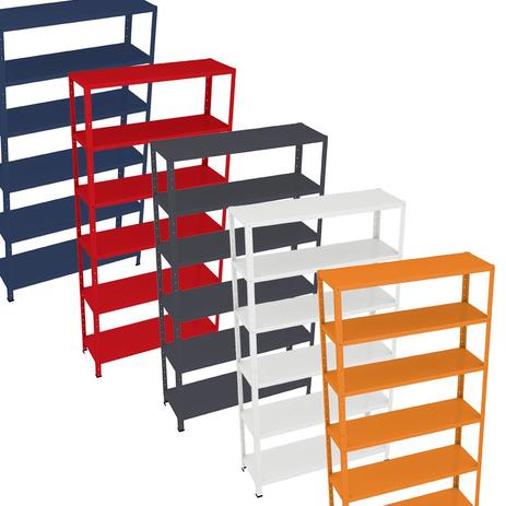 Estante em Aço Dupla Flex Colorida 6 Prateleiras 176x92x30cm 20/26 Amapá - Preto - Metalúrgica amapá é boa?