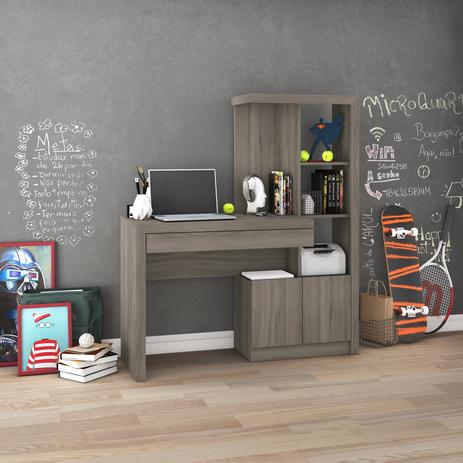 Estante Escrivaninha 1 Gaveta, com Prateleiras, , Home Office, Tecno Mobili, Tabaco, Me4143. - Tecno Mobili é boa?