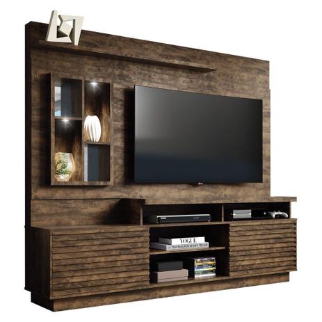 Estante Home Eldorado Cacau Linea Brasil Menor preço em Estante Home Eldorado Cacau Linea Brasil