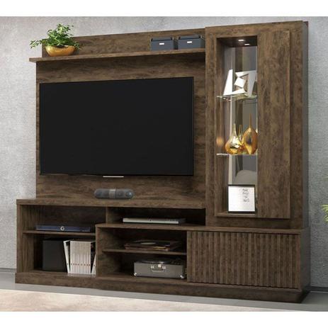 Estante Home Linea Brasil Amazonas Cacau Menor preço em Estante Home Linea Brasil Amazonas Cacau
