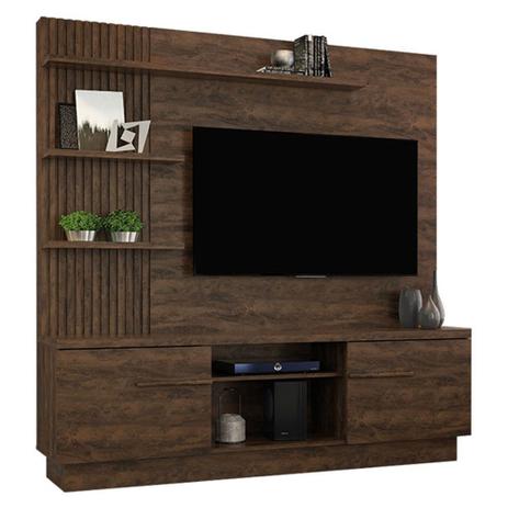 Estante Home Linea Brasil Itaipu Cacau Menor preço em Estante Home Linea Brasil Itaipu Cacau