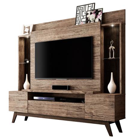 Estante Home Linea Brasil Taurus Para TVs 55” Naturale/Wenguê Menor preço em Estante Home Linea Brasil Taurus Para TVs 55” Naturale/Wenguê