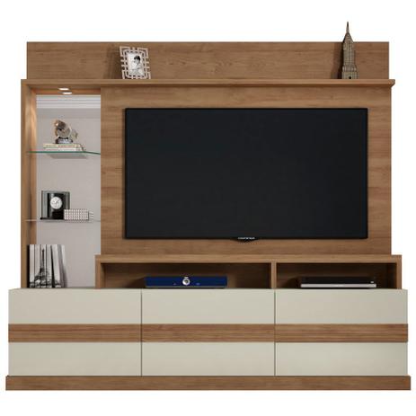 Estante Home Painel para TV até 65 Pol. Hórus Buriti/Off White - Caemmun é boa?