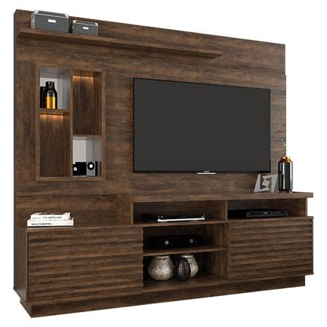 Estante Home Para Sala Linea Brasil Eldorado Cacau Menor preço em Estante Home Para Sala Linea Brasil Eldorado Cacau