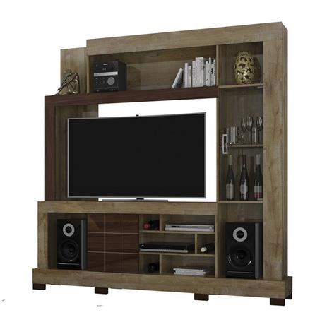 Estante Home Para TV 50 Polegadas Cristal Dorale Conhaque Brilho DJ Móveis Menor preço em Estante Home Para TV 50 Polegadas Cristal Dorale Conhaque Brilho DJ Móveis