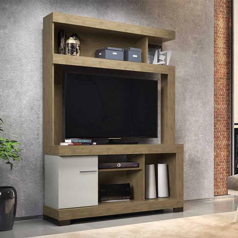 Estante Home para TV 50 Polegadas Lara Avelã e Off White - Linea brasil é boa?