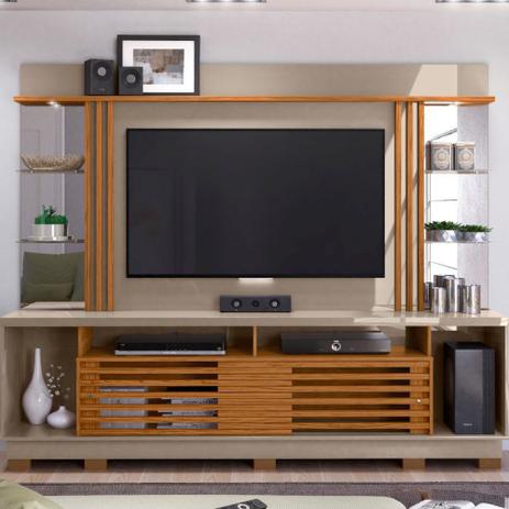 Estante Home para TV até 55 Polegadas LED 2 Portas Frizz Gold Madetec Menor preço em Estante Home para TV até 55 Polegadas LED 2 Portas Frizz Gold Madetec