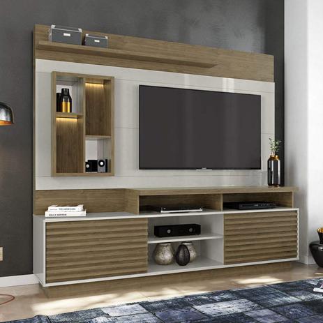 Estante Home para TV até 65 Polegadas com LED Eldorado Linea Brasil Avelã/Off White é boa?