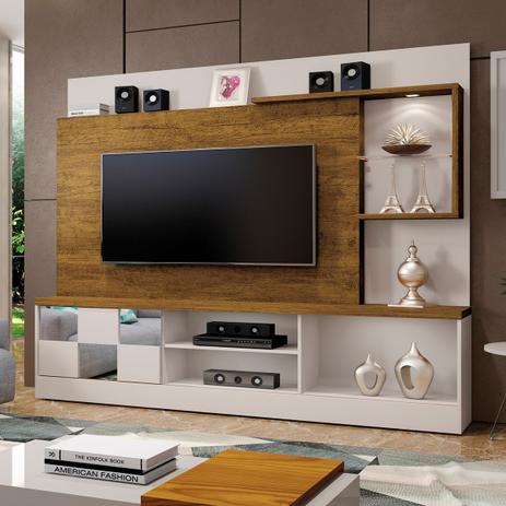 Estante Home para Tv Dinamarca com Espelho Plus Off White / Canion - 4745.107 Mavaular Menor preço em Estante Home para Tv Dinamarca com Espelho Plus Off White / Canion - 4745.107 Mavaular