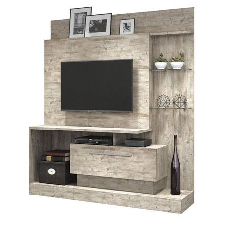 Estante Home Theater HB Móveis Colt 1.6 Aspen - HB Móveis Menor preço em Estante Home Theater HB Móveis Colt 1.6 Aspen - HB Móveis