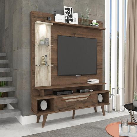 Menor preço em Estante Home Theater Londres Cafe/Rustico - Permobili
