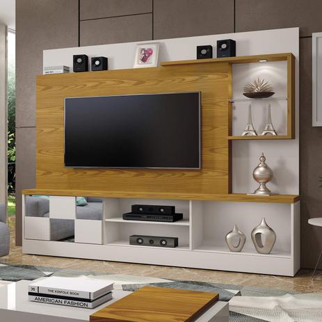 Estante Home Theater para TV até 65 Polegadas Dinamarca Espelho Plus Mavaular Off White/Carvalho Ouro é ruim? Estante Home Theater para TV até 65 Polegadas Dinamarca Espelho Plus Mavaular Off White/Carvalho Ouro é boa?