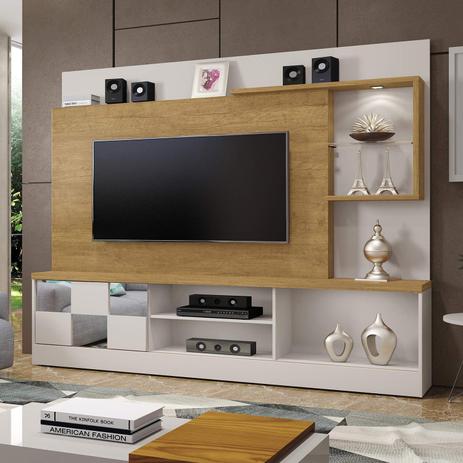 Estante Home Theater para TV até 65 Polegadas Dinamarca Espelho Plus Mavaular Off White/ Damasco Menor preço em Estante Home Theater para TV até 65 Polegadas Dinamarca Espelho Plus Mavaular Off White/ Damasco