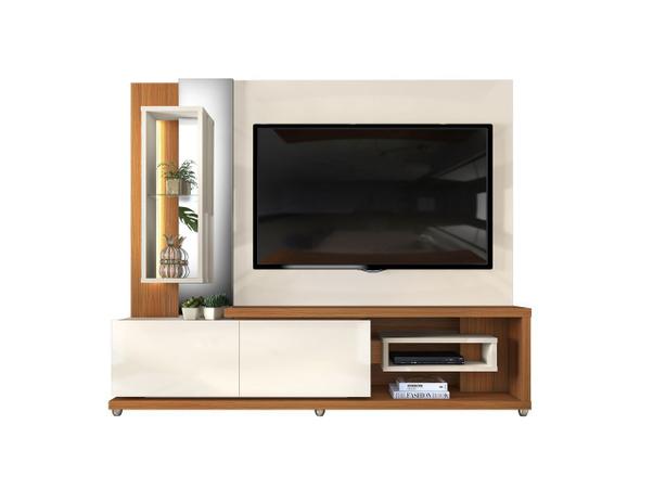Estante Home Theater para Tv até 65 Polegadas Onduras com LED 100% MDF Deseo Dj Móveis Menor preço em Estante Home Theater para Tv até 65 Polegadas Onduras com LED 100% MDF Deseo Dj Móveis