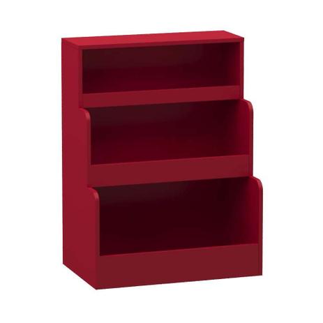 Estante Infantil Quarto 86x65cm Com 5 Prateleiras Vermelho - Peglev é boa?