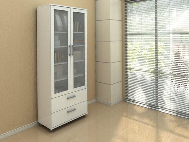 Estante Livramento 2354 Porta de Vidro Cor Branco - 10491 - Politorno Menor preço em Estante Livramento 2354 Porta de Vidro Cor Branco - 10491 - Politorno