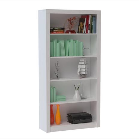 Estante Livreiro BL 01 Branco - BRV Menor preço em Estante Livreiro BL 01 Branco - BRV