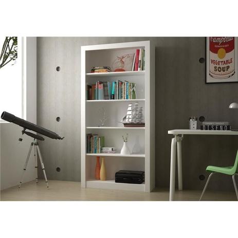 Estante Livreiro com 04 Prateleiras BL 01 - BRV Menor preço em Estante Livreiro com 04 Prateleiras BL 01 - BRV