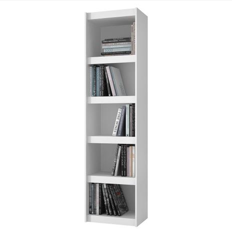 Estante Livreiro Componível com 47,5 cm de Largura BL 13 Branco - BRV Menor preço em Estante Livreiro Componível com 47,5 cm de Largura BL 13 Branco - BRV