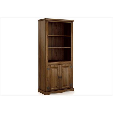 Estante Livreiro Imperial 9040 com 02 Portas e 05 Prateleiras Imbuia - MPO Menor preço em Estante Livreiro Imperial 9040 com 02 Portas e 05 Prateleiras Imbuia - MPO