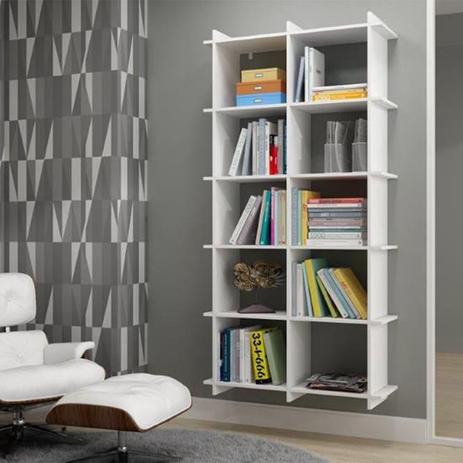 Estante Livreiro Linha Encaixe BX 01 - BRV Móveis - Branco Menor preço em Estante Livreiro Linha Encaixe BX 01 - BRV Móveis - Branco
