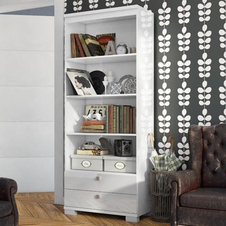 Estante Livreiro Multiuso 2 Gavetas C603 Dalla Costa Branco é ruim? Estante Livreiro Multiuso 2 Gavetas C603 Dalla Costa Branco é boa?